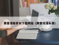 安溪黑客漫画素材下载网站（黑客动漫头像）